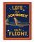 Life is a Journey Enjoy The Flight Notecard