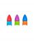 Blast Off Rocket Eraser Sharpener Assorted