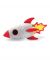 Rocket Plush Pet Toy