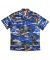 Navy Islands and Fighters Hawaiian Shirt